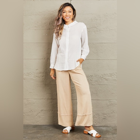 Petal Dew Take Me Out Lightweight Button Down Top - Picture 5 of 6